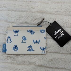 Disney Blue and White Stitch Wallet